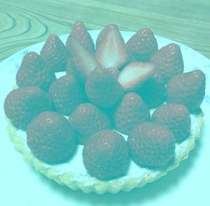 Grey strawberries