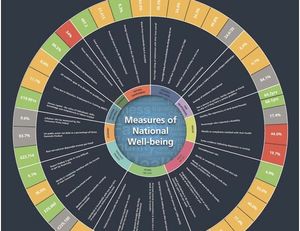 The ONS well-being 'wheel'